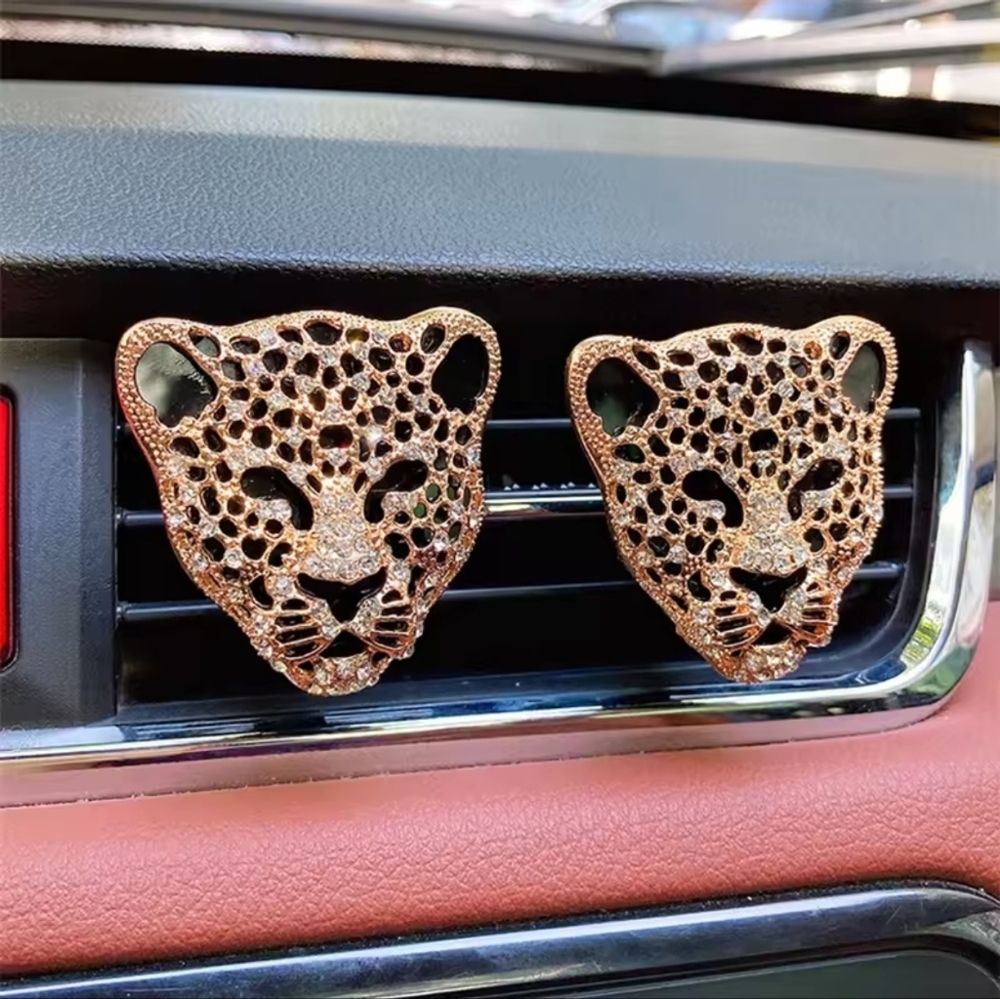 Gold Leopard Car Freshener - Picture 3 of 5